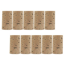 Masteelf 10pcs Flute Headjoint Plugs, Cork Covers & Crown – Flute Repair Parts Compatible with Standard Woodwind Instruments