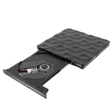 LEDMOMO Portable Dvd Drive USB 3.0 Cd ROM Burner for All Computers Black