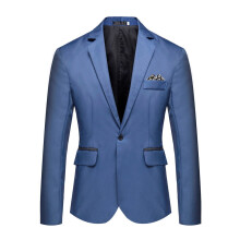 Chaqueta elegante informal para hombre, ideal para negocios, bodas y fiestas. Traje de chaqueta de oficina.