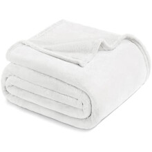 Fleece deken, queensize, 90x90 inch, zachte microvezel