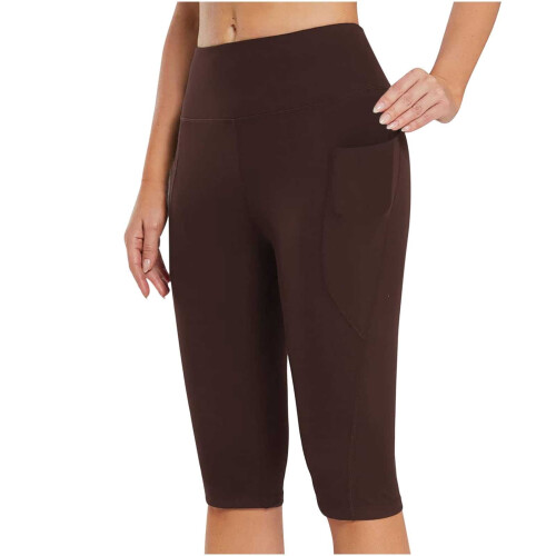 Γυναικείο κολάν Capris με ψηλή μέση και στενό τελείωμα