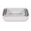 3pcs of One Set Rectangular Kitchen Fruit Vegetable Storage Drain Basket Multifunction Plastic Washing Basin (Grey) 1