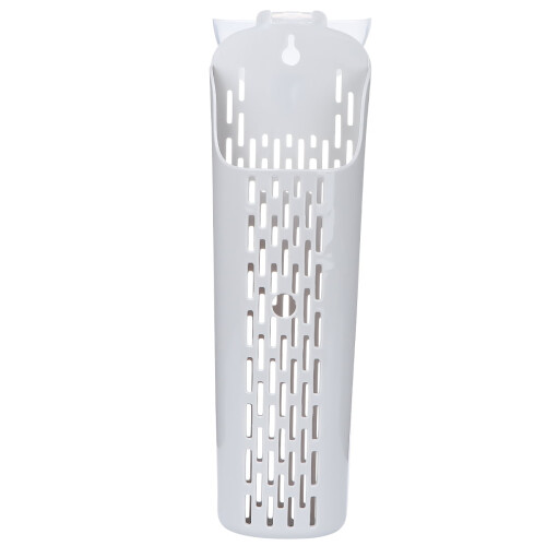 Porte-baguettes mural en plastique gris