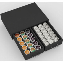 Aufbewahrungsbox für K-Cup-Kapseln und Tee, 30 Kapseln