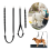 Cinta abdominal ajustável para higiene de cães com presilhas - Preta 1