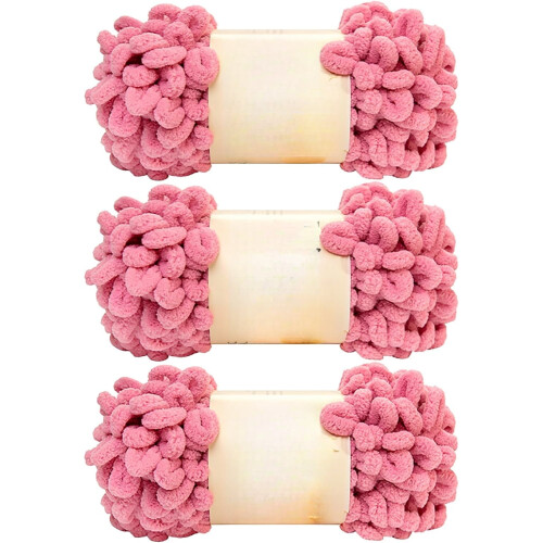 Νήμα Loop 100g, 100% πολυεστερικό νήμα σενίλ φουσκωτό για χειροποίητα υφαντά και