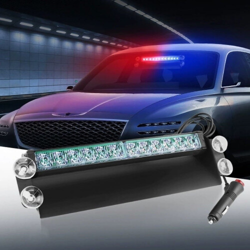 2025LED Autoleuchte, LED-Warnblinker, Frontscheibenleuchte, rot-blaues Positionslicht