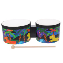 2Ensembles Tambour Bois Assorti Accessoires Percussion Main