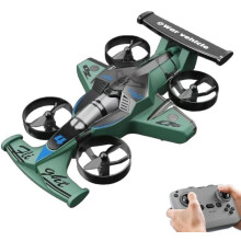 RC auto a dron 2 v 1 s rotací o 360, vysokorychlostním driftováním, 3 rychlostmi – kompatibilní s dětmi od 3 let