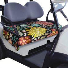 Kvalitný poťah na sedadlo golfového vozíka 51" x 31", mäkký uterák z mikrovlákna pre predné lavice EZGO, Yamaha, Club Car