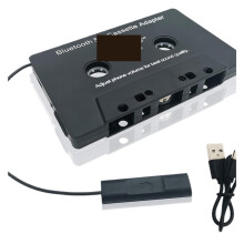 Leitor de cassetes Bluetooth para carro com conversor MP3