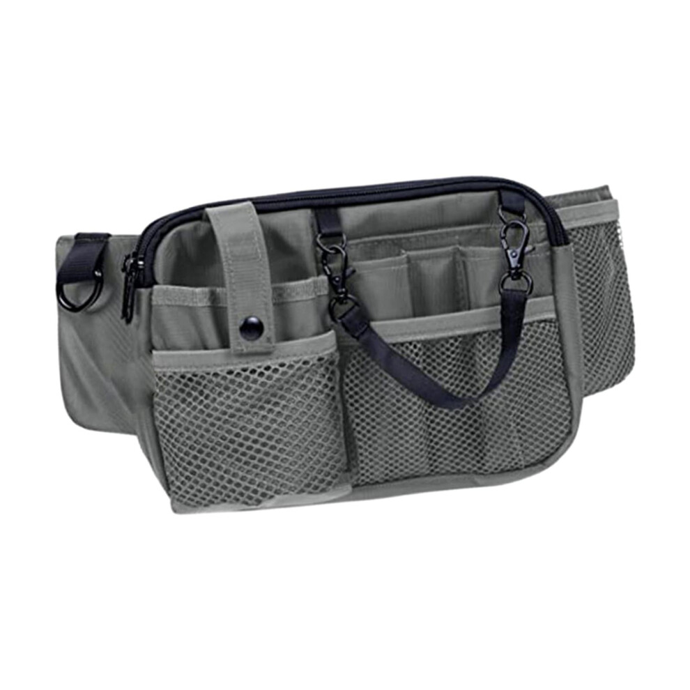 Nursing Bag Multi Compartment Gear Pocket Nursing Organizer Belt Bag Durable Nurse Tool Belt Pouch For Scissors Keys Nurses Gray 9027700514003
