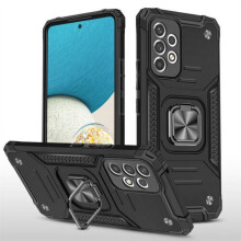 Pouzdro Xhy kompatibilní s Samsung Galaxy A23 5G: magnetický kroužek, stojánek, ochrana proti pádu vojenské úrovně, robustní dvouvrstvý