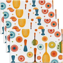 Tischsets aus Polyester, 45 x 30 cm, 4er-Set