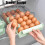 2-Layer Egg Storage for Fridge, 32-Grid PET/PP Egg Holder with Handles, Compatible with Standard Refrigerators 6