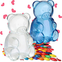 Coimeádáin Phlaisteacha Gummy Bear Glan 12 phíosa