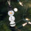Schneemann-Holzperlen für die Schmuckherstellung, 50 oder 100 Stück 3