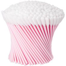 Cotonetes de limpeza com ponta de espuma, 93 mm, pacote com 100 unidades