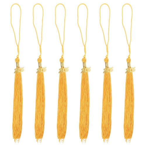 6Pièces Pompons Polyester Pour Chapeaux De Remise De Diplômes