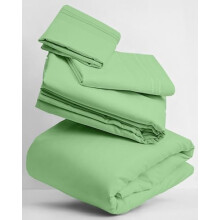 4-teiliges Mikrofaser-Bettwäscheset (Kingsize) mit tiefen Taschen
