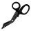Autoclavable Titanium Bonded Bandage Shears 7 1/4" Bent - Black 1