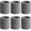 6 Pack Cotton Wrist Sweatbands 8 x 8 cm 1