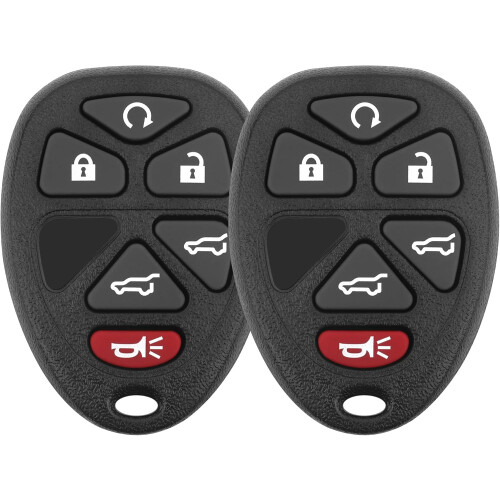 Télécommande de remplacement pour Chevy Suburban/Tahoe 2007-2014, GMC Yukon, Traverse 2012-2017, Escalade 2007-2013 — Compatible avec