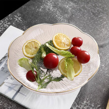 Grand plateau à fruits en plastique pour la cuisine, plat de service pour les en-cas, bonbonnière transparente de 15,7 cm, fruits secs et plateau,