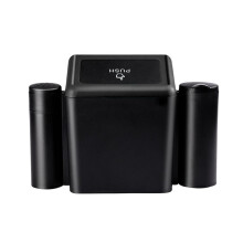 2pcs Portable Car Garbage Can, Multipurpose Car Organizers, Universal Car Trash Can With Lid For Car, Home, Office