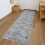 3' x 5' rutschfester Eingangsteppich aus Polyester mit geometrischem Muster 1