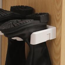 Organisateur mural pour bottes (2 pièces) - Rangement pour bottes hautes en plastique - Gain de place - Pour femmes