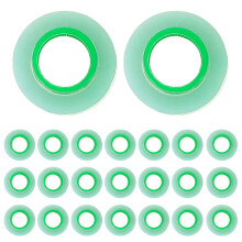 100Pièces Rondelles Silicone Vertes Kit Réparation Robinet Extérieur