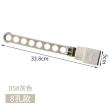 Appendiabiti in acciaio inox con 8 ganci