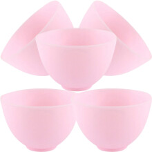 20Pièces Bols Silicone Rose Outils Mélange Masques