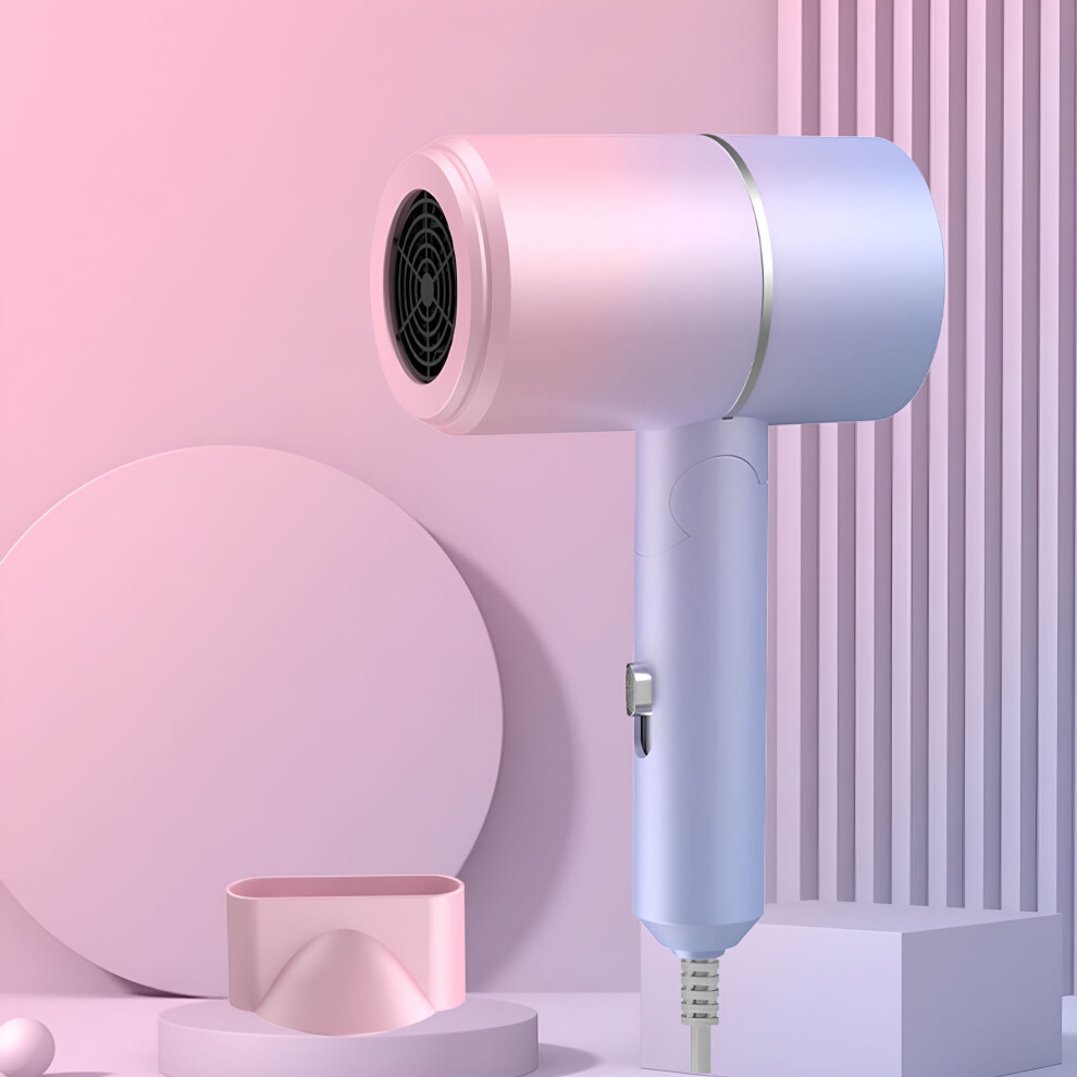 HIBIBUD Ionic Hair Dryer with Diffuser, Foldable Travel Hair Dryer, Fast Drying & Constant Temp â Compatible with US Voltage