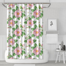 Pioneer Flower Duschvorhang 72x72 Zoll mit 12