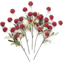 Floroom Beige Faux Silk Mini Chrysanthemums 5 pcs
