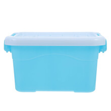 FRCOLOR Plastic Storage Box With Lid And Handle Kids Toy Box Small Storage Bin Organizing Box Indoor Storage Bin Kids Toy Organizer