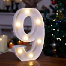 Litir faoi stiúir soilsithe 9 - Comhartha Marquee faoi thiomáint ceallraí