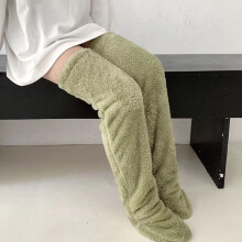 Vastag, térdig érő, dupla bársonyos, meleg unisex zokni, 1 pár