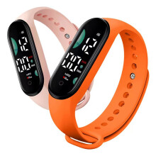 M9 Elektronische Uhr LED-Touch-Steuerung Wasserdicht Freizeit Multifunktionale Wochentagsanzeige Leichtes Sportarmband für Männer, Frauen und Unisex