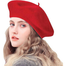 Beret francuski, wełniany, zimowy, ciepły, dla dorosłych