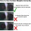 Rubber-Coated Magnetic Shower Curtain Weights 8 pcs 2