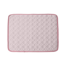 XIAOLE Pet Cooling Bed Mat, Washable & Breathable for Dogs/Cats, Ice Silk Summer Mat (Pink, 12x16") – Compatible with Indoor/Outdoor Use