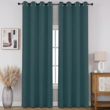 Zatemňovacie termálne závesy z imitácie ľanu 52x84 palcov (2 panely)