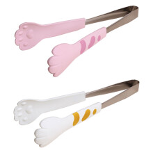Set van 2 roestvrijstalen pincetten voor het serveren van voedsel, in diverse kleuren, keukengerei voor koken en serveren.