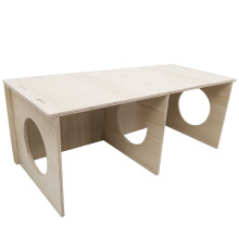 Hamster House Wooden Hideout Chamber for Hamsters Gerbils