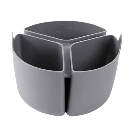 MOQIN silicone slow cooker liners 3-compartment reusable