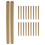 100Pièces Tubes Miel Bambou Rechange Pour Ruche 1