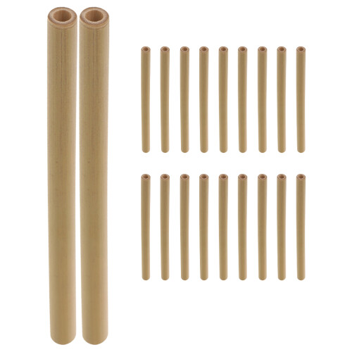 100Pièces Tubes Miel Bambou Rechange Pour Ruche